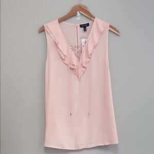 Jessica Simpson tank with ruffle detail NWT